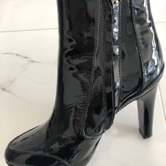 Fendi Black Patent Booties - Picture 7 of 7